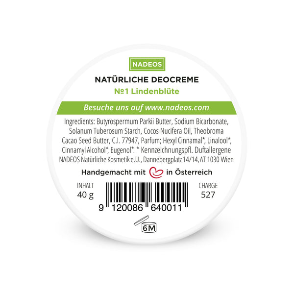 NADEOS Deocreme Nr.1 Lindenblüte